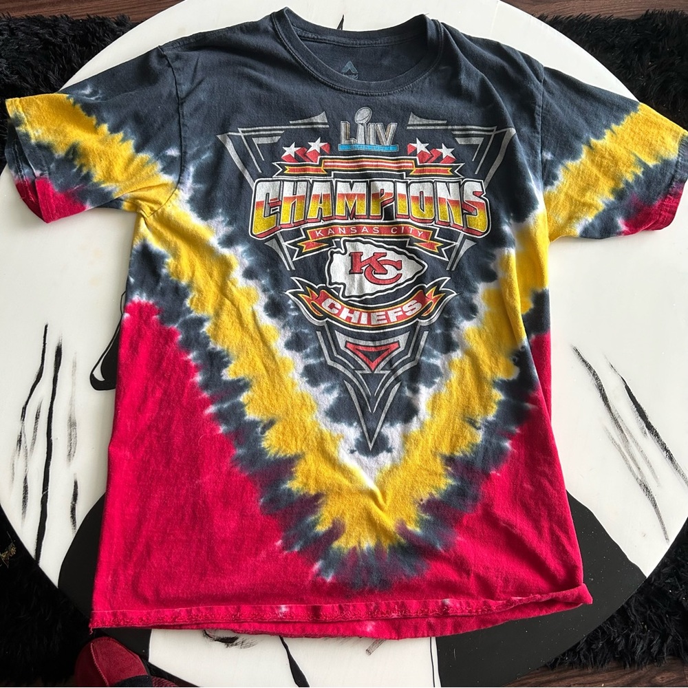 Cheifs NFL tye dye T